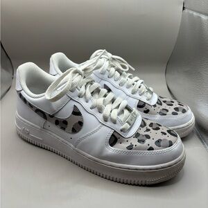 Custom leopard print Air Force 1